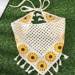 Crochet Sunflower Headcraft